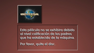 Universal Disc Play Blocked Spanish