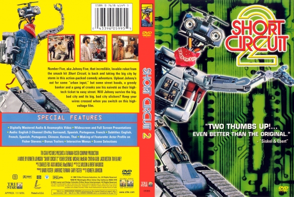 SHORT CIRCUIT 2 DVD