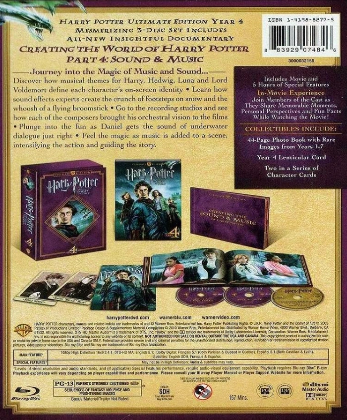 Harry Potter And The Goblet Of Fire Ultimate Edition Dvd Database
