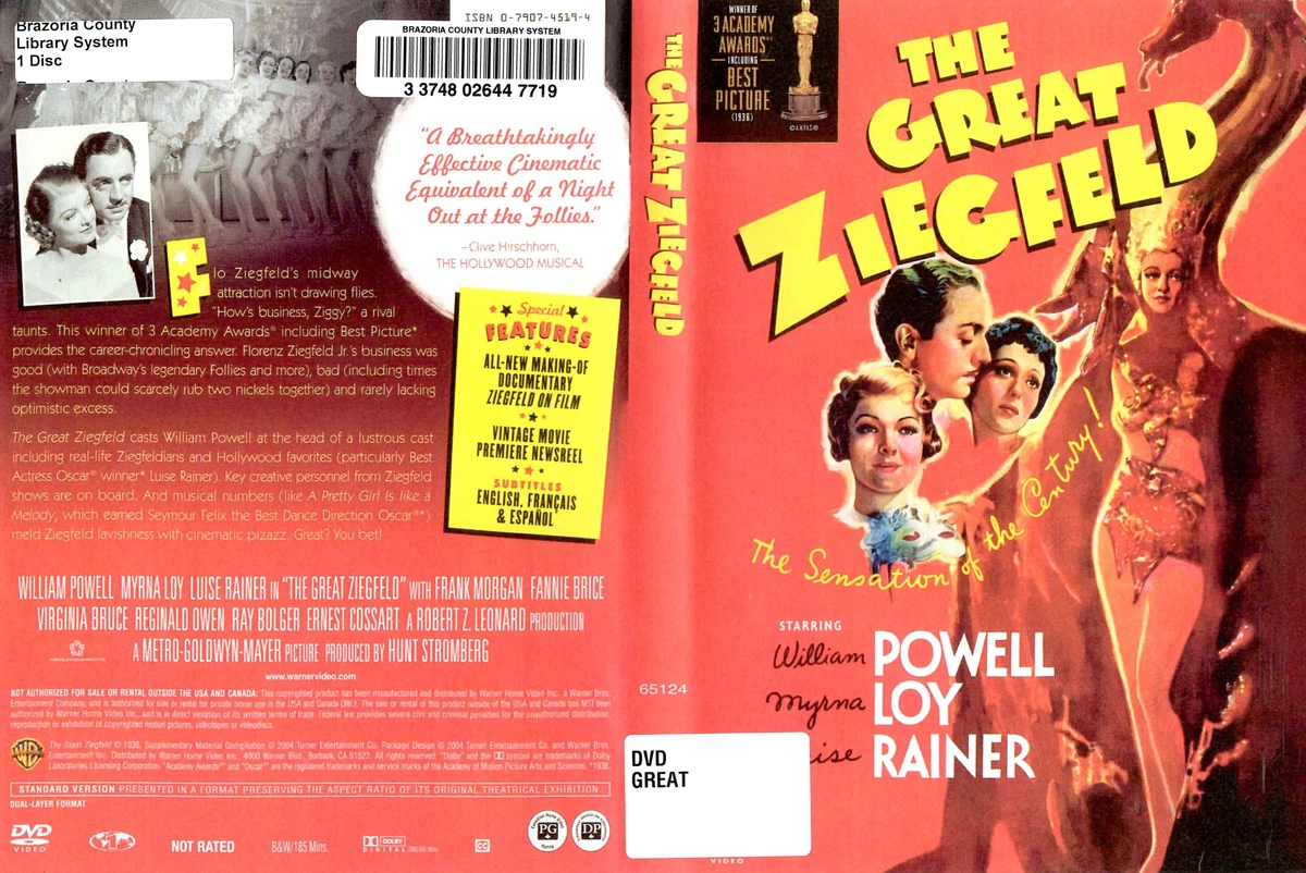 The Great Ziegfeld | DVD Database | Fandom