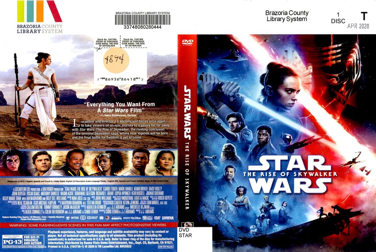 Star Wars The Rise of Skywalker DVD Database Fandom