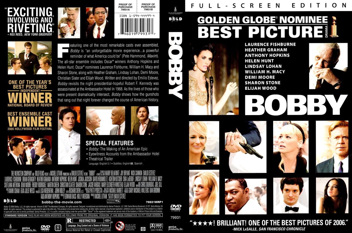 Bobby | DVD Database | Fandom