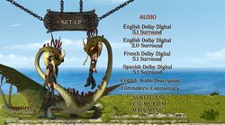 how to train your dragon dvd menu