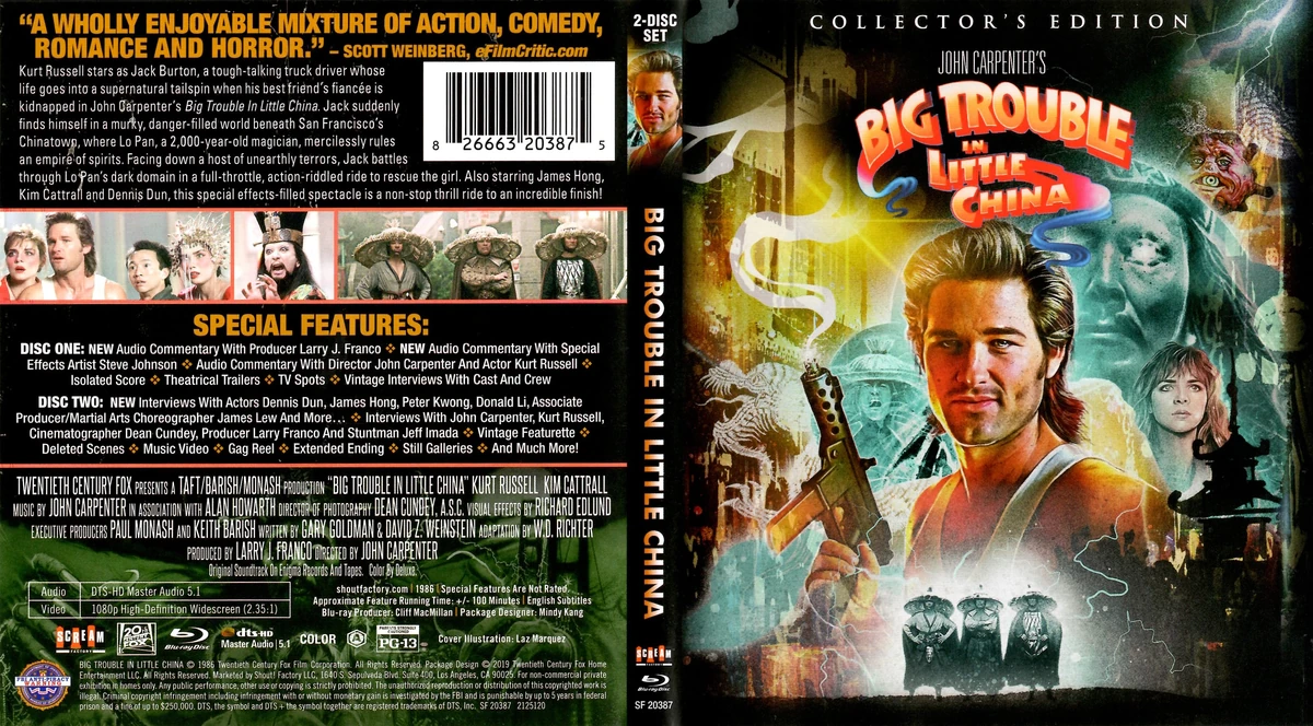 Coffret Figurines Big Trouble In Little China - Distinctive Dummies - NEUF