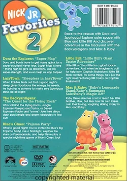 Nick Jr Favorites Vol. 2 | DVD Database | Fandom