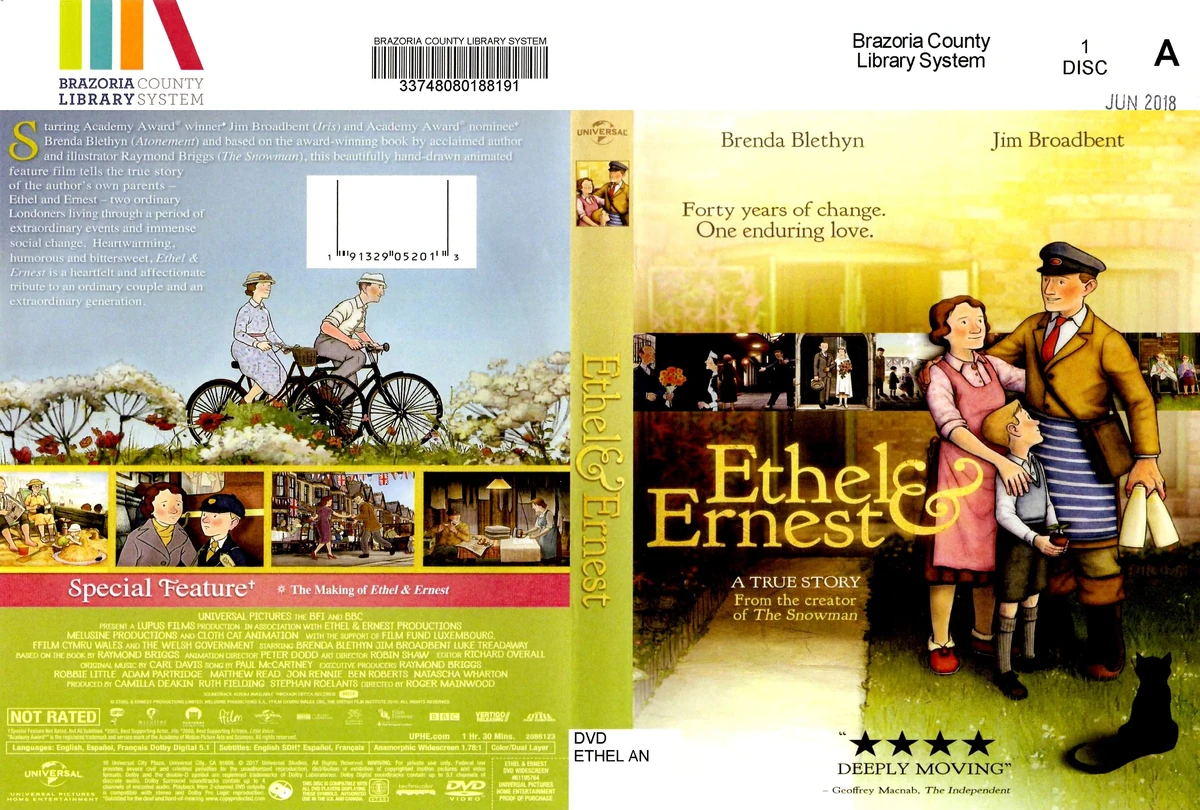 Ethel & Ernest | DVD Database | Fandom