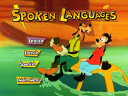 DVD Spoken Languages Menu