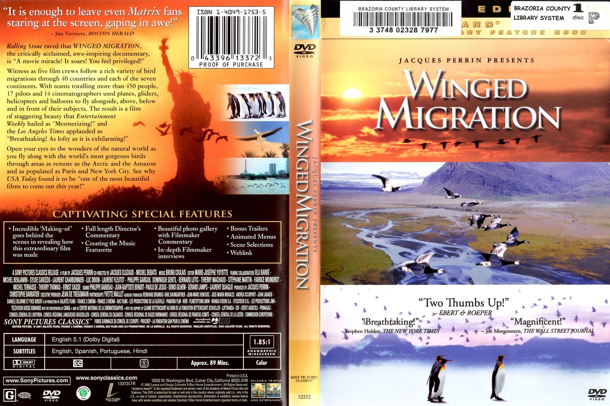 Winged Migration | DVD Database | Fandom