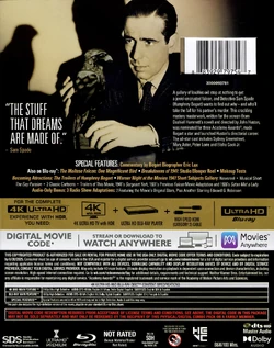 The Maltese Falcon (UHD) | DVD Database | Fandom