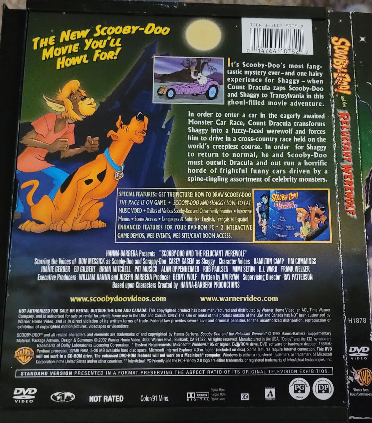 Scooby Doo and the Reluctant Werewolf DVD Database Fandom