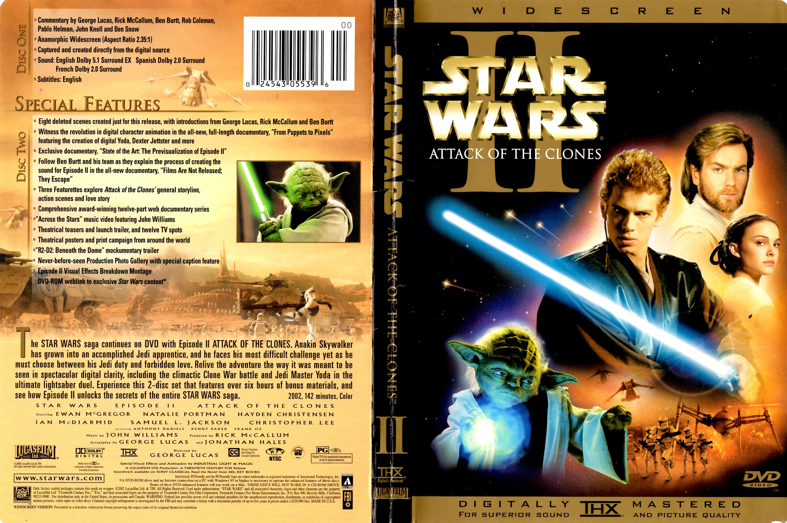 Star Wars Episode I: The Phantom Menace, DVD Database