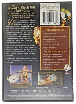 Beauty and the Beast: Platinum Edition | DVD Database | Fandom
