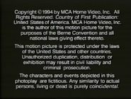 MCA copyright screen 1994