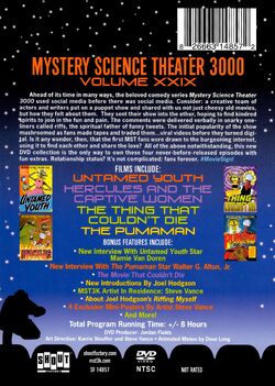 Mystery Science Theater 3000: Volume XXIX | DVD Database