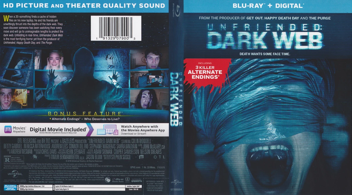 Affiche du film UNFRIENDED DARK WEB