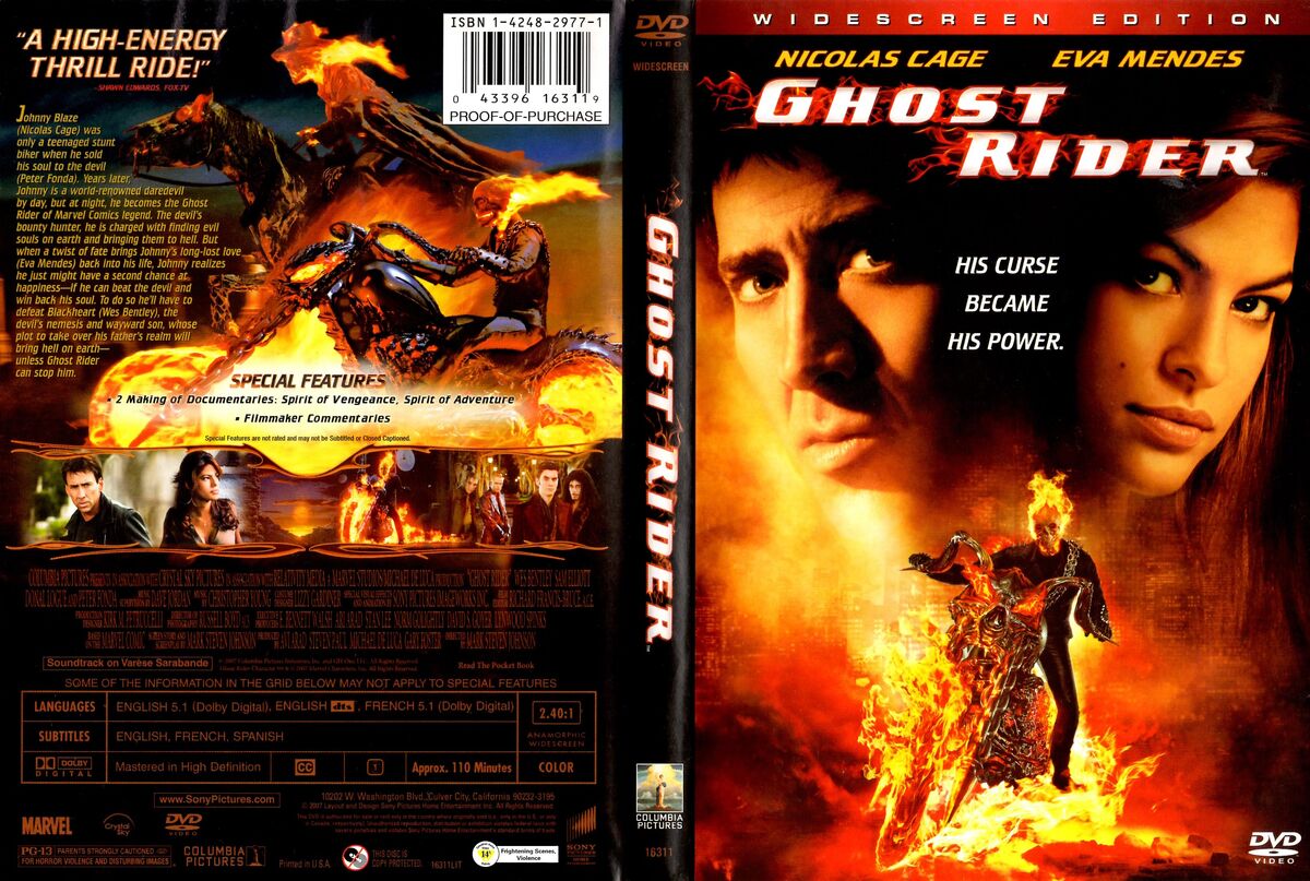 Ghost Rider | DVD Database | Fandom