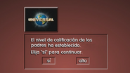 Spanish Parental Level Screen