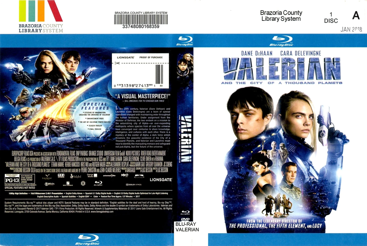 Valerian and the City of a Thousand Planets | DVD Database | Fandom