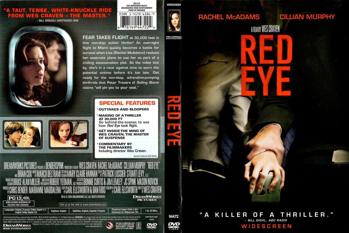 邦画・日本映画 Red Eye DVD Amazon.com: Red Eye (Widescreen Edition) : Rachel McAdams