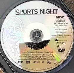 Sports Night: The Complete Series | DVD Database | Fandom