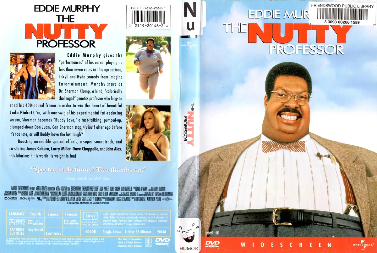 The Nutty Professor (1996) | DVD Database | Fandom
