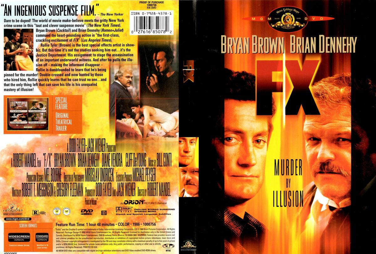 F/X | DVD Database | Fandom