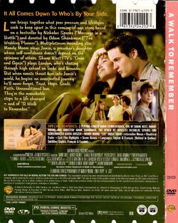 A Walk to Remember DVD Database Fandom