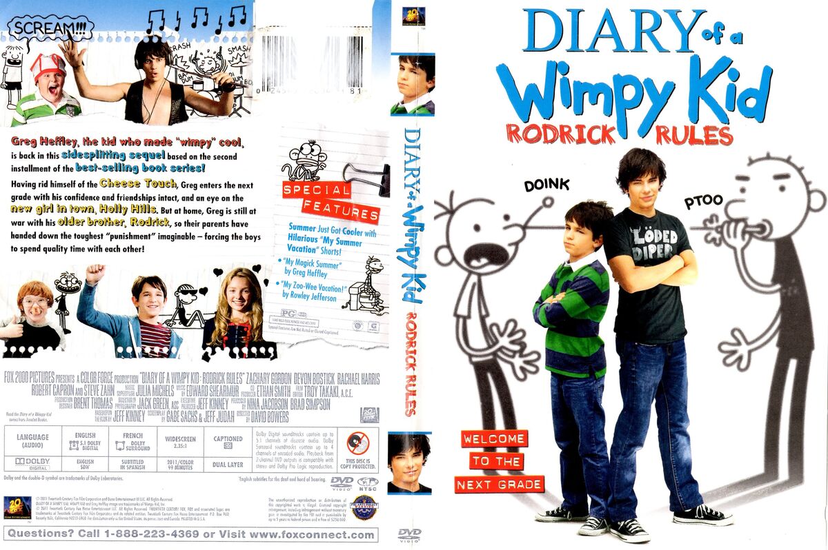 Diary of a Wimpy Kid: Rodrick Rules (Hardcover): Jeff Kinney