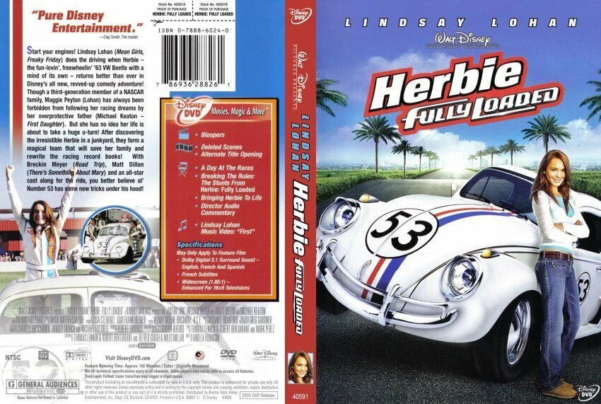 Herbie Fully Loaded DVD Database Fandom