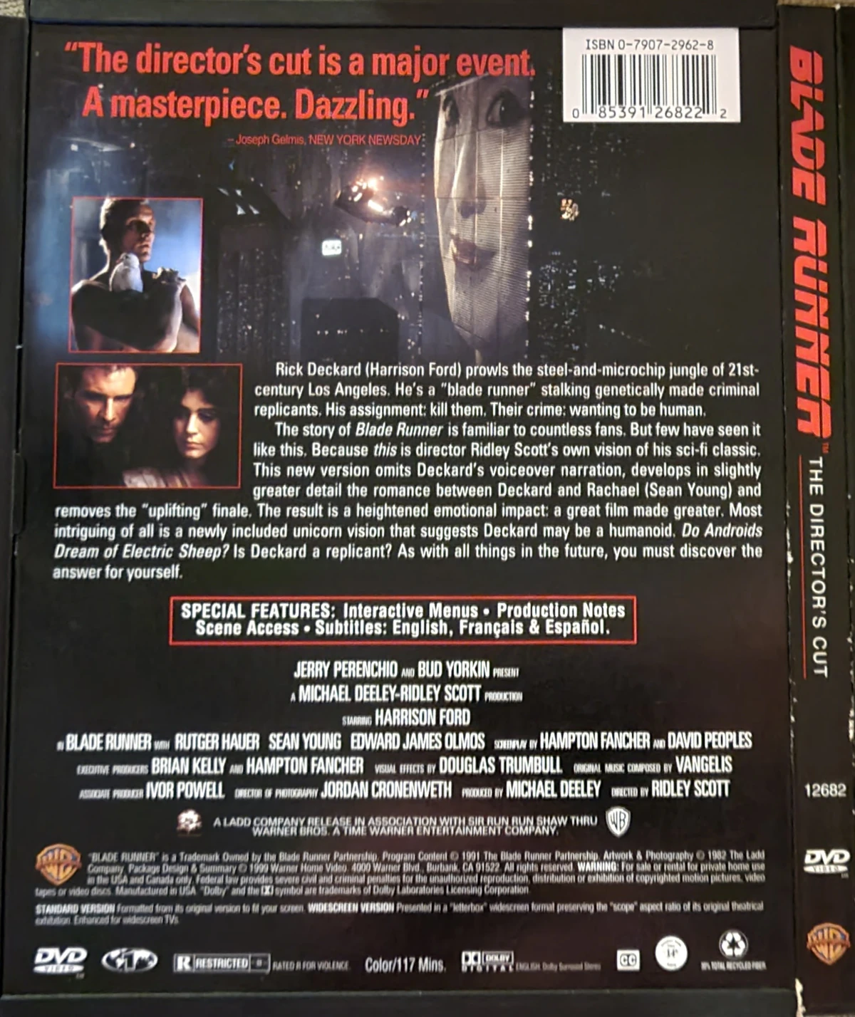 BLADE RUNNER デビルマン専用 DVD Amazon.com: Blade Runner (Four-Disc Collector's Edition