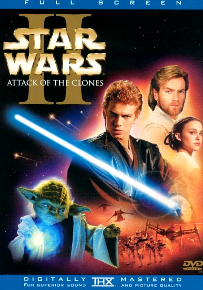 star wars ii attack of the clones dvd cover
