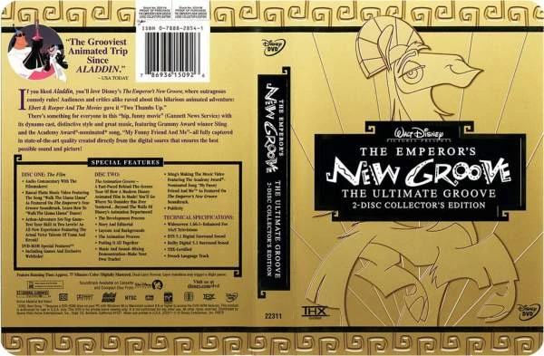 The Emperor's New Groove: The Ultimate Groove | DVD Database | Fandom