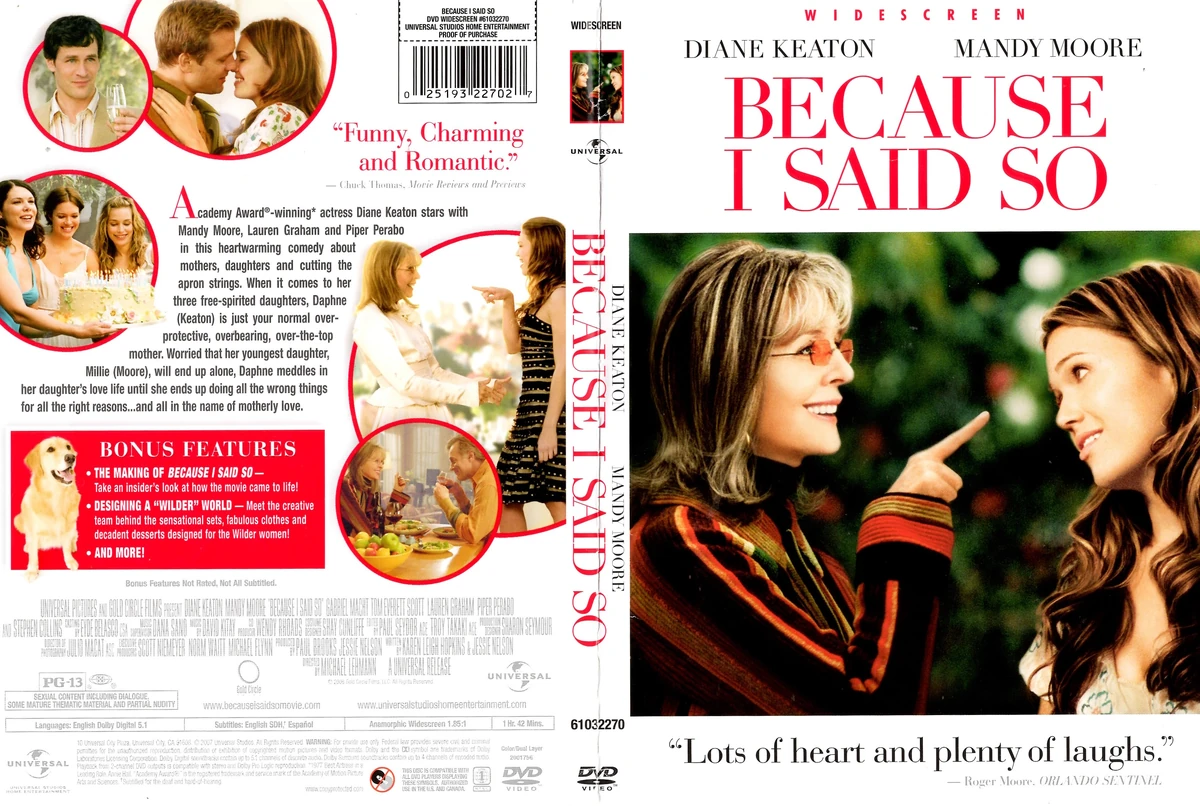 Because I Said So (Widescreen Edition), 43% OFF