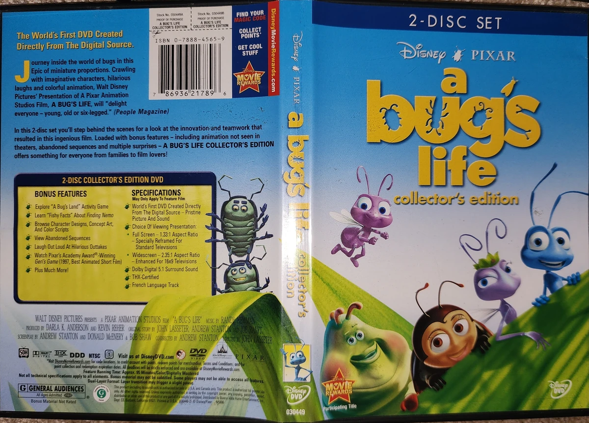 A Bug's Life: Collector's Edition | DVD Database | Fandom