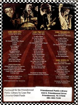 TRICK　DVD Cheap Trick - Budokan (DVD, 2008, 4-Disc Set, DVD/3-CD