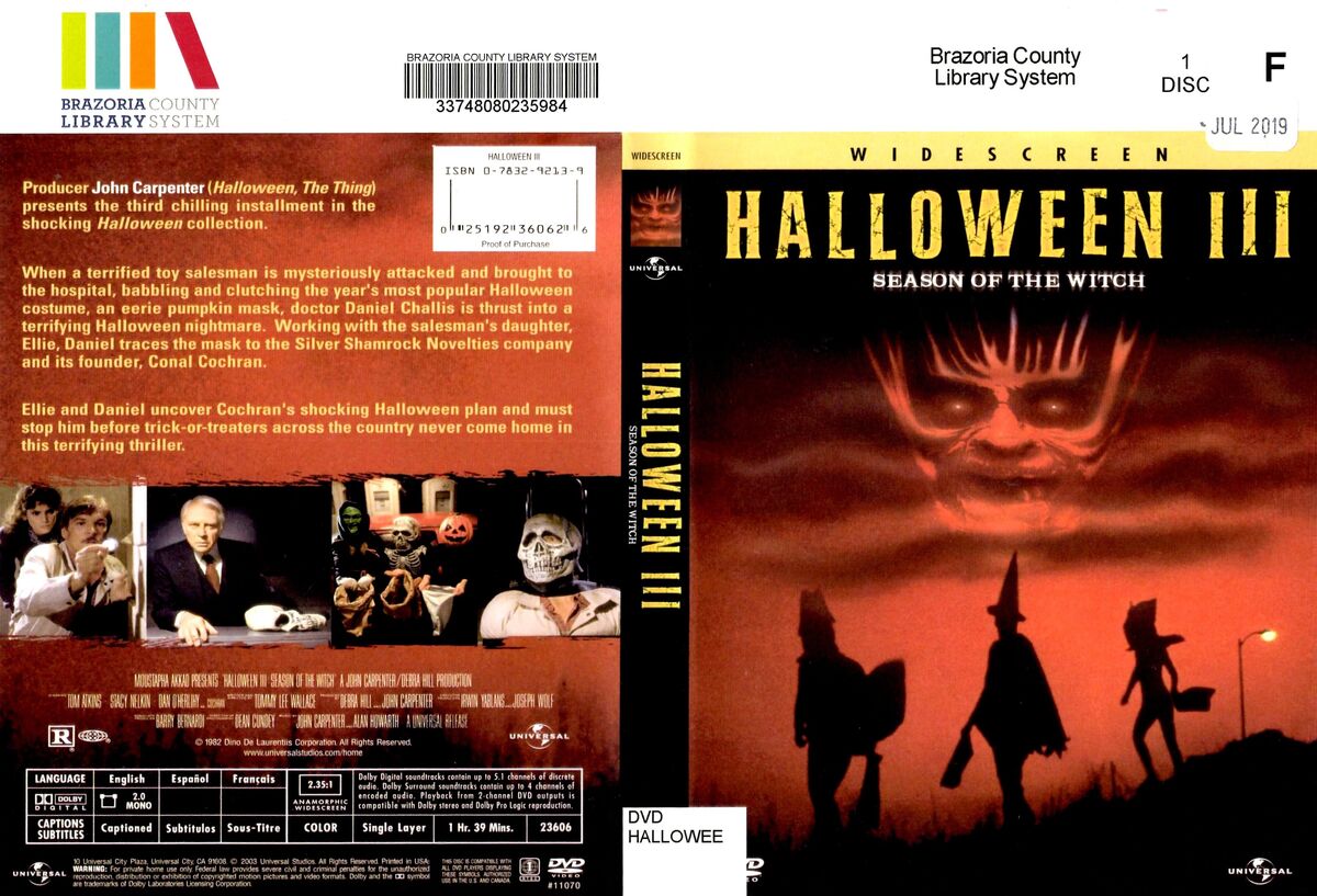 Halloween 3 - Season of the Witch [DVD] - Walmart.com