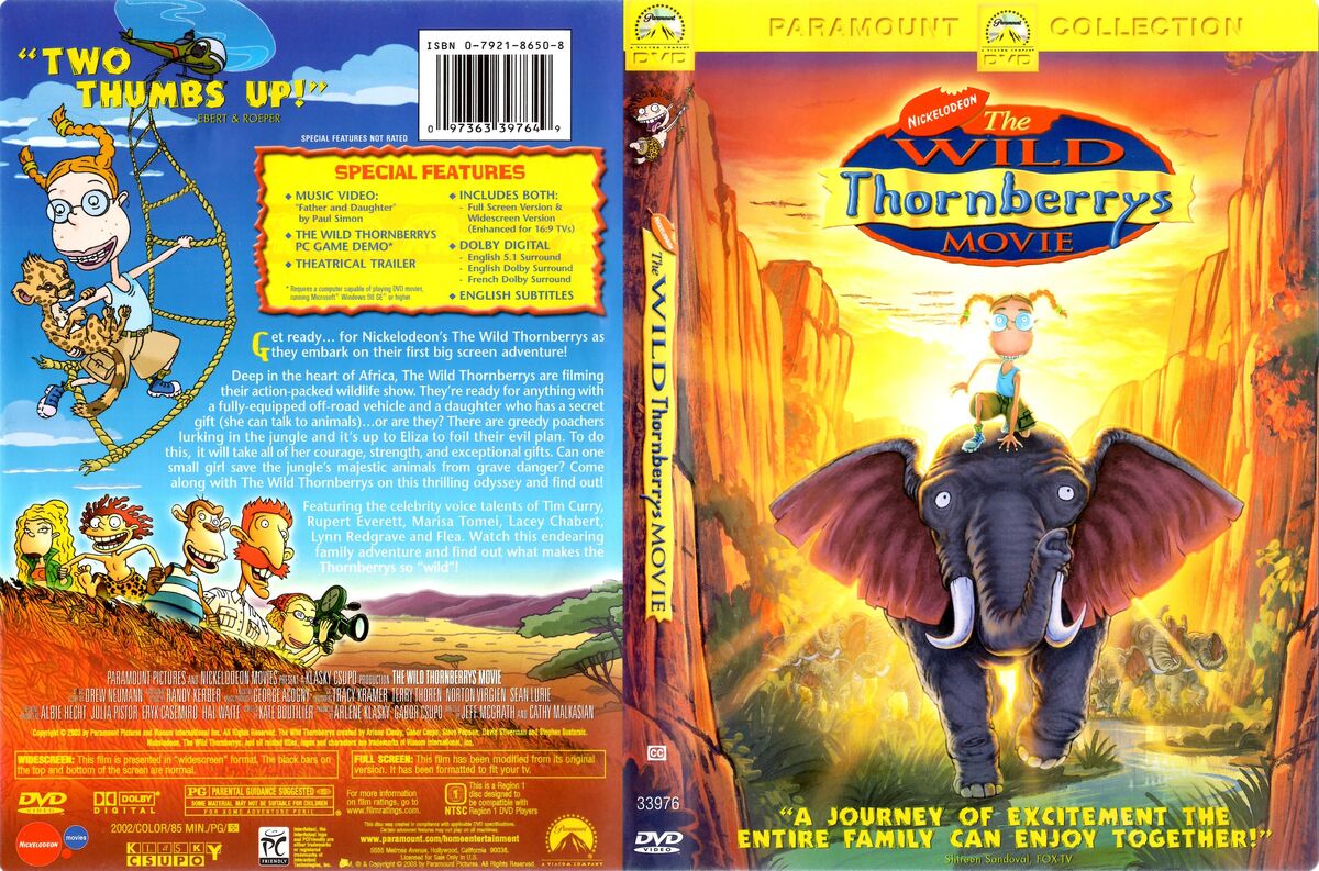 The Wild Thornberrys Movie | DVD Database | Fandom