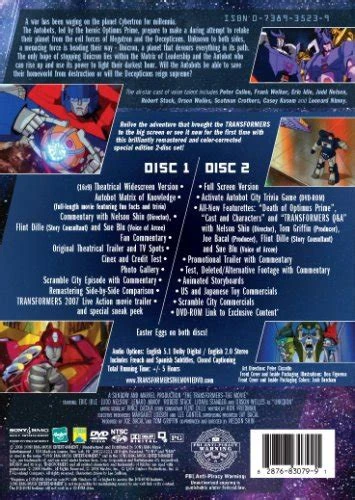 The Transformers Movie: 20th Anniversary Edition (Sony BMG) | DVD