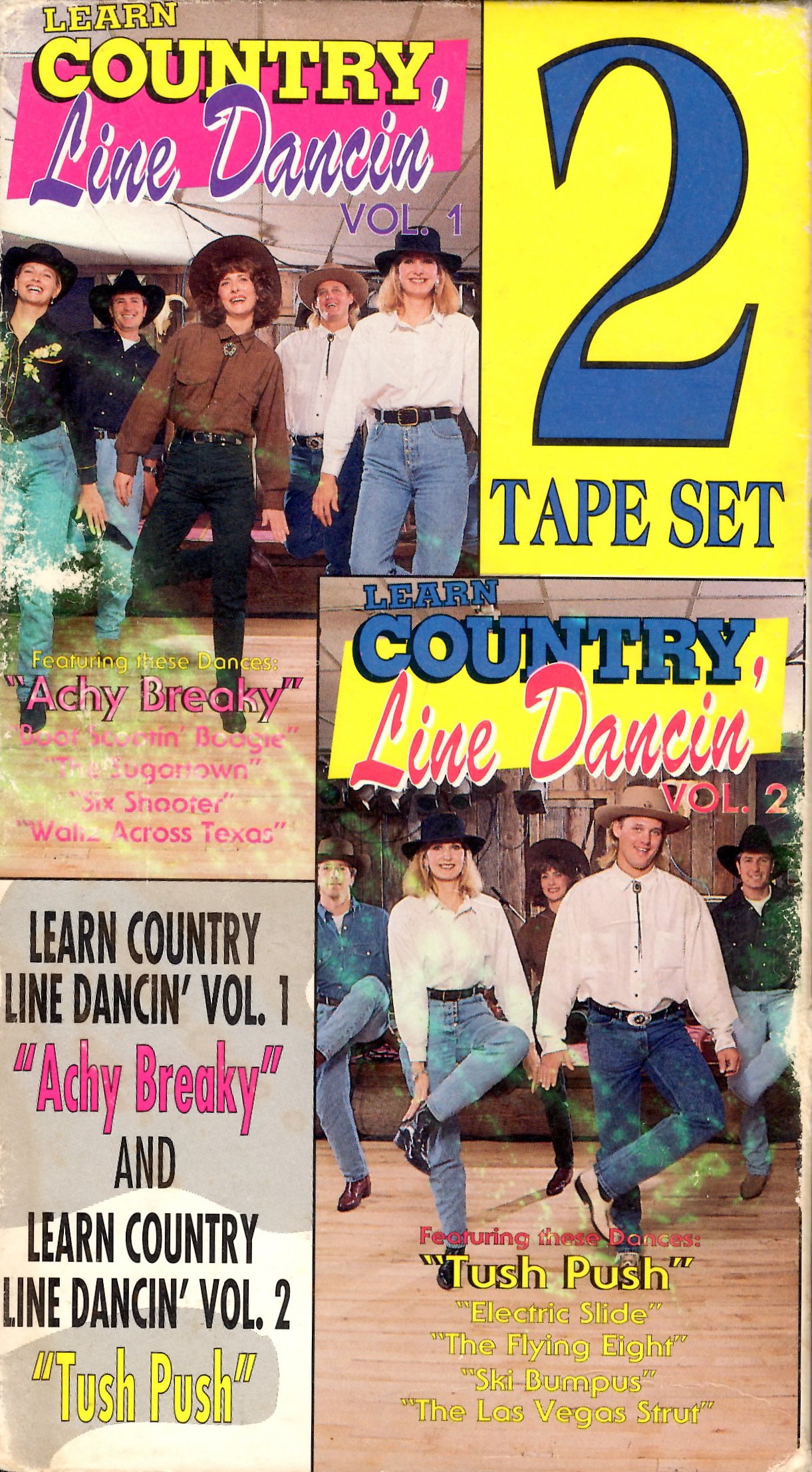 Learn Country Line Dancin' 2-Tape Set | DVD Database | Fandom