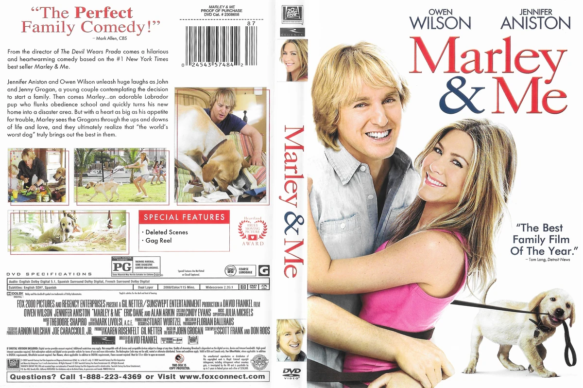 Marley & Me | DVD Database | Fandom