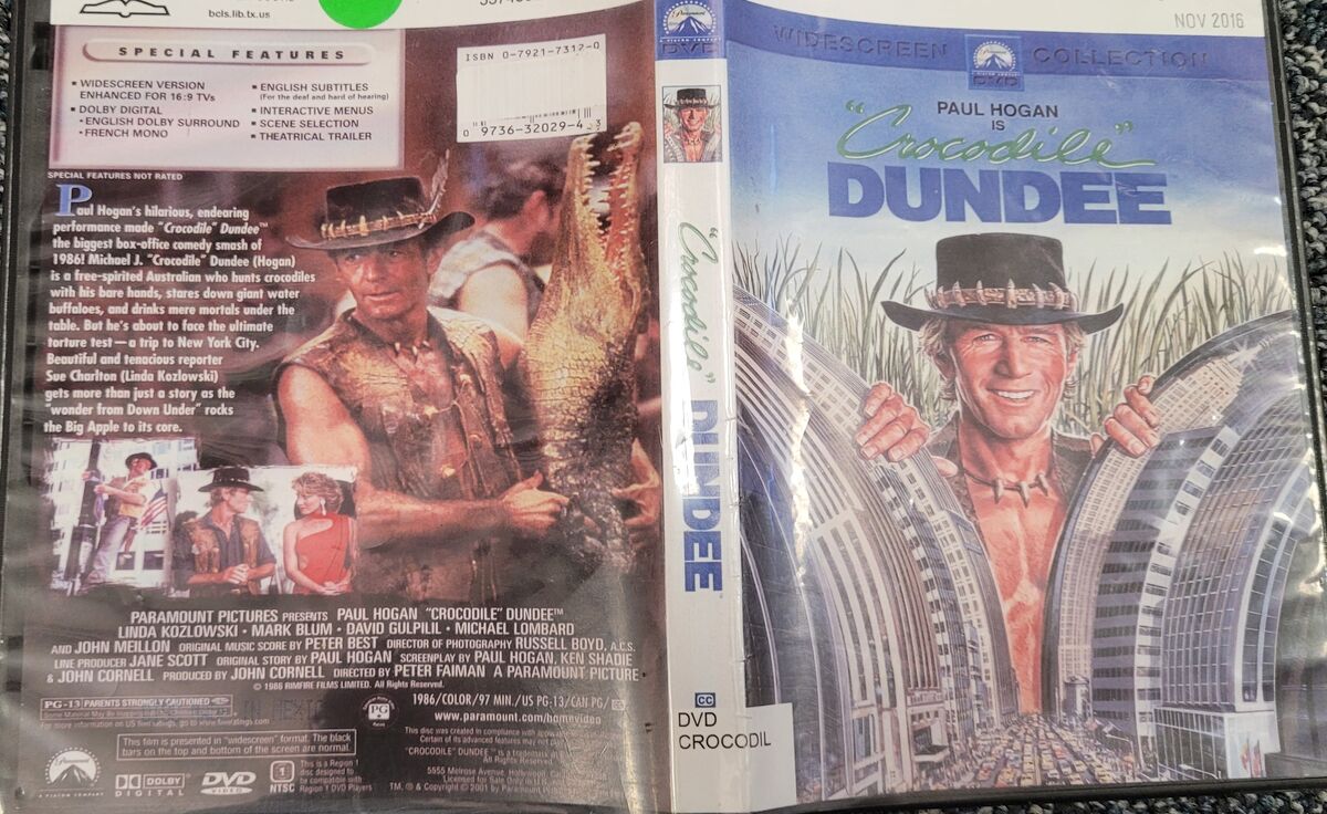 Crocodile Dundee DVD Database Fandom