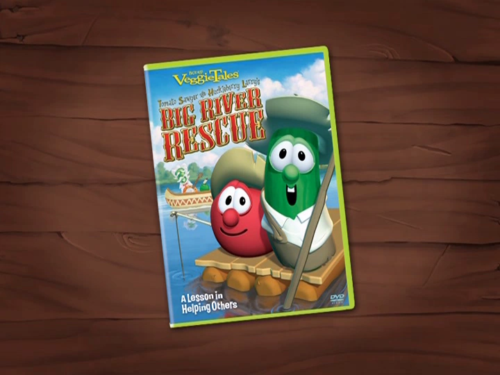 サイニングタイム! どうぶついっぱいピクニックBOX [DVD] VeggieTales: Tomato Sawyer and Huckleberry Larry's Big River