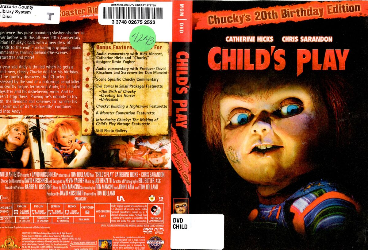 Child's Play: Chucky's 20th Birthday Edition | DVD Database | Fandom