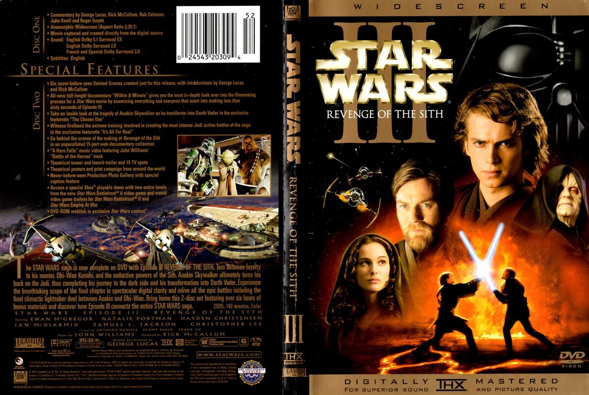 papel Nervio ratón o rata Star Wars Episode III: Revenge of the Sith | DVD Database | Fandom