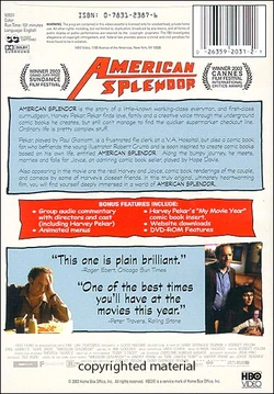 American Splendor | DVD Database | Fandom