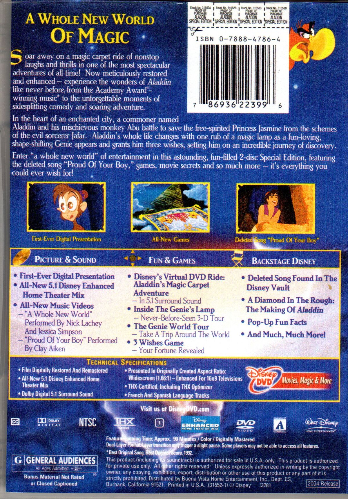 Aladdin: Platinum Edition | DVD Database | Fandom