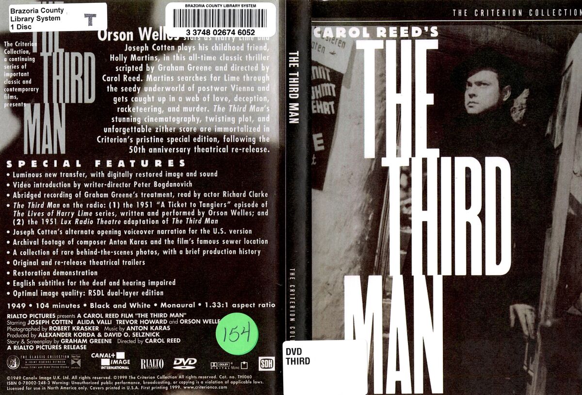 The Third Man | DVD Database | Fandom