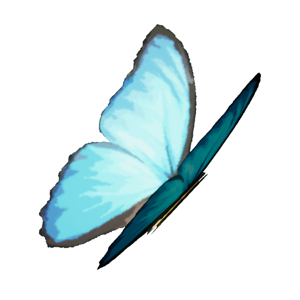 animated blue butterflies