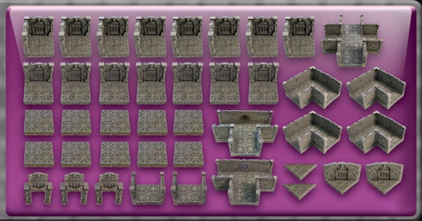 MM-023 Den of Evil Room and Passage Set | Dwarven Forge Collector