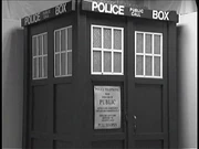 The repainted Police Box.